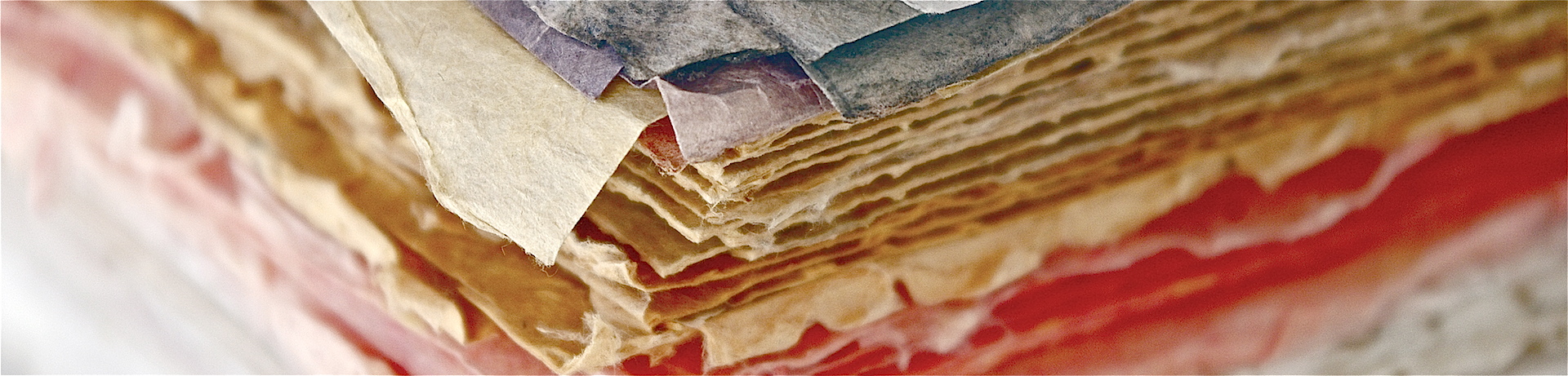 lokta paper pile